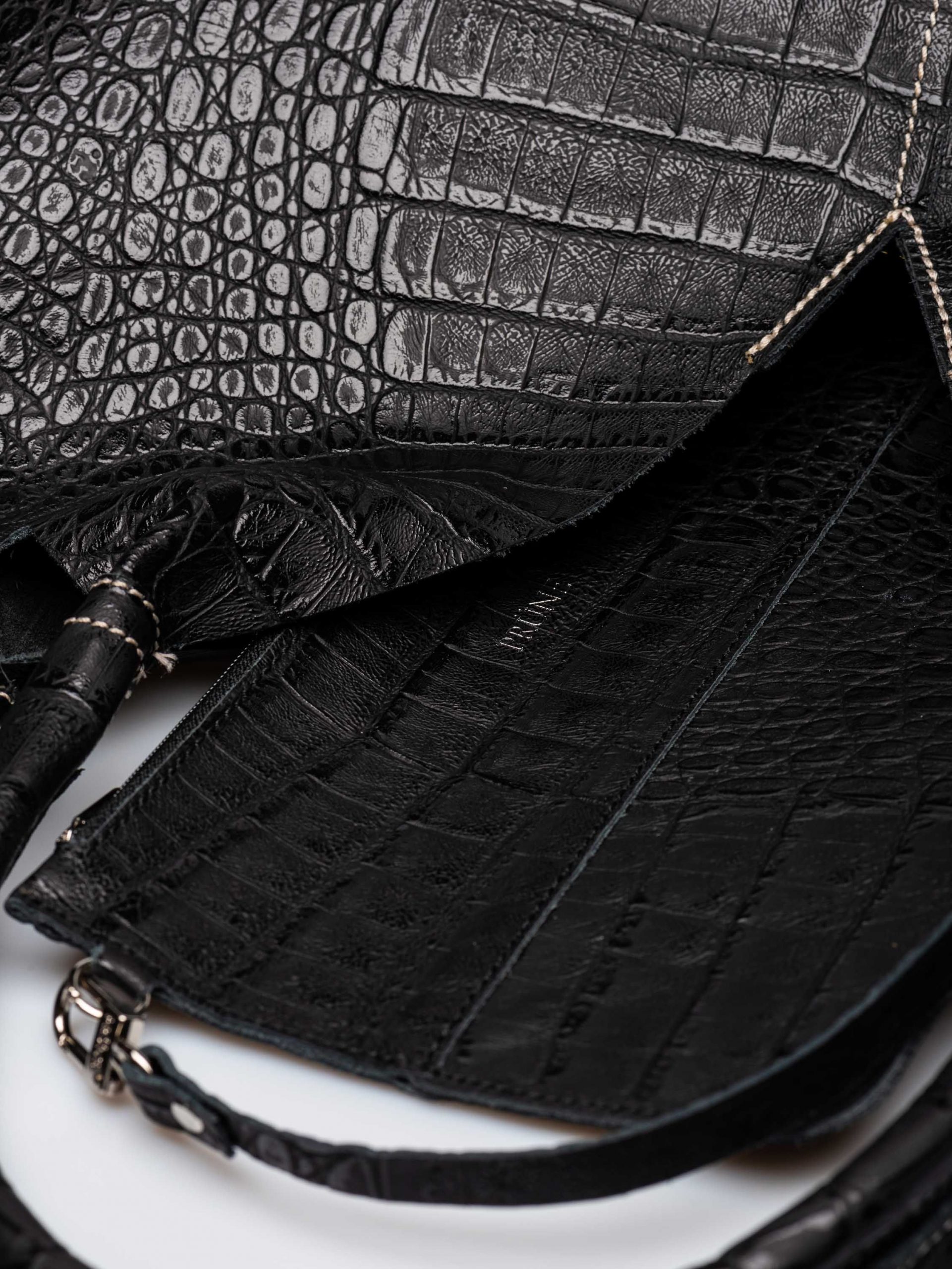 Cartera Loto Negro Prüne