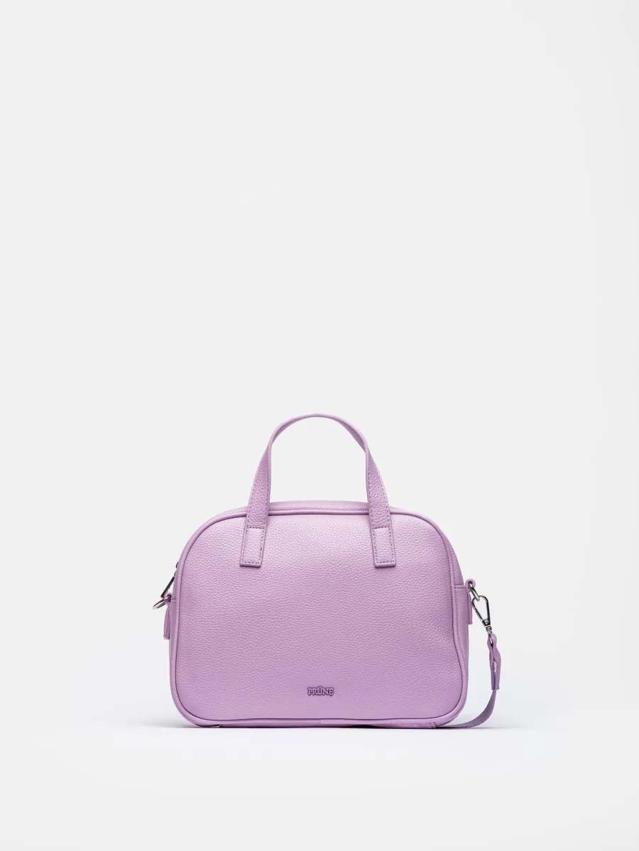 Cartera Adisa De Mano Efecto Cuero Lavanda Prüne
