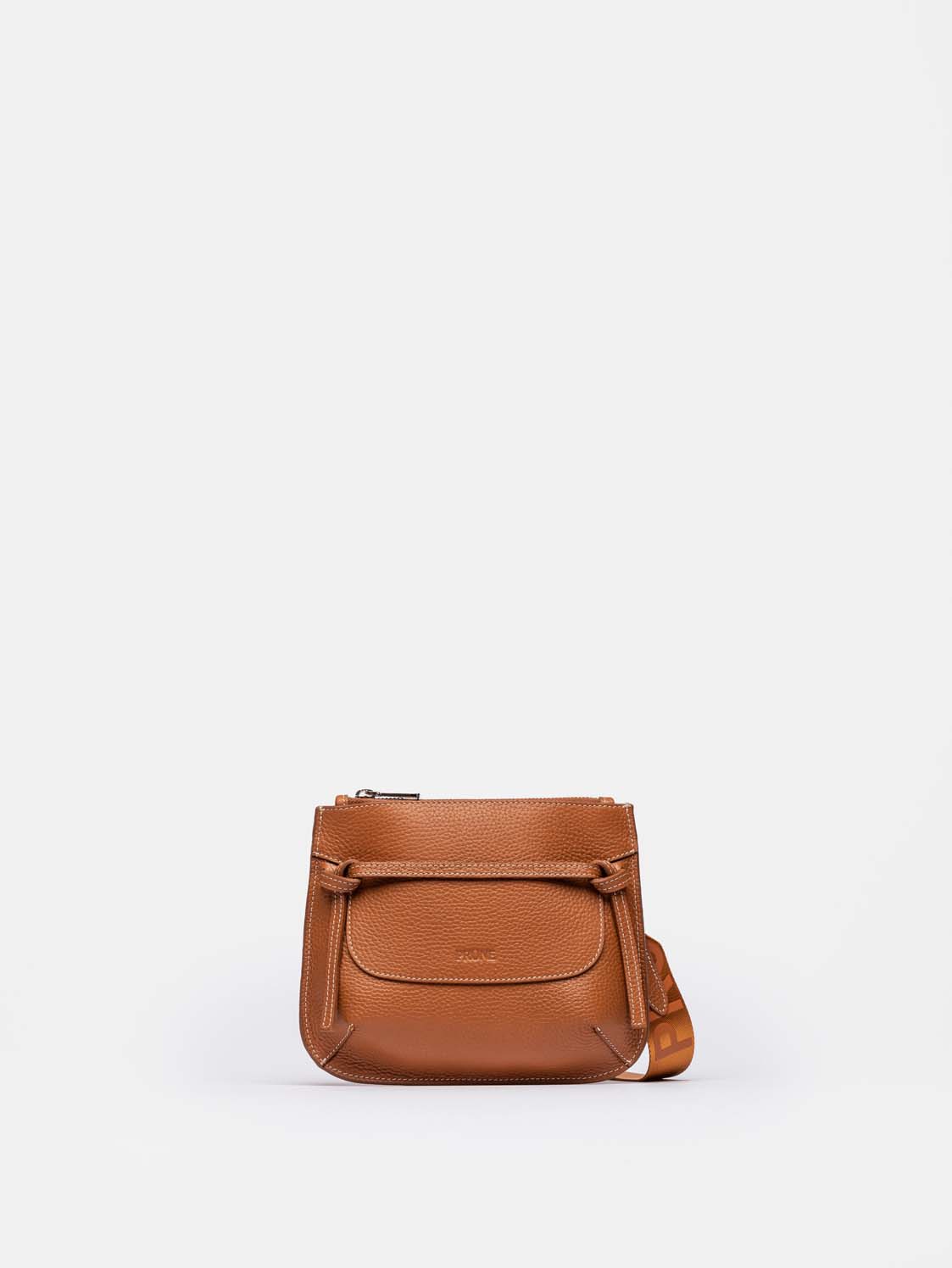 MINI BAG BOND EN CUERO GRANEADO COMPLETAR Prüne